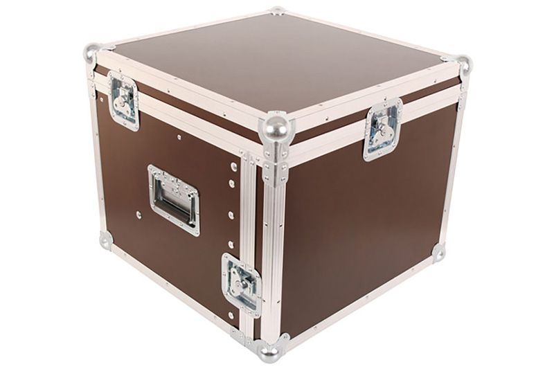 0703062853682 - 19 Winkelrack 8 HE LIVE RACK 45cm mit Serviceklappe und Rasterschiene